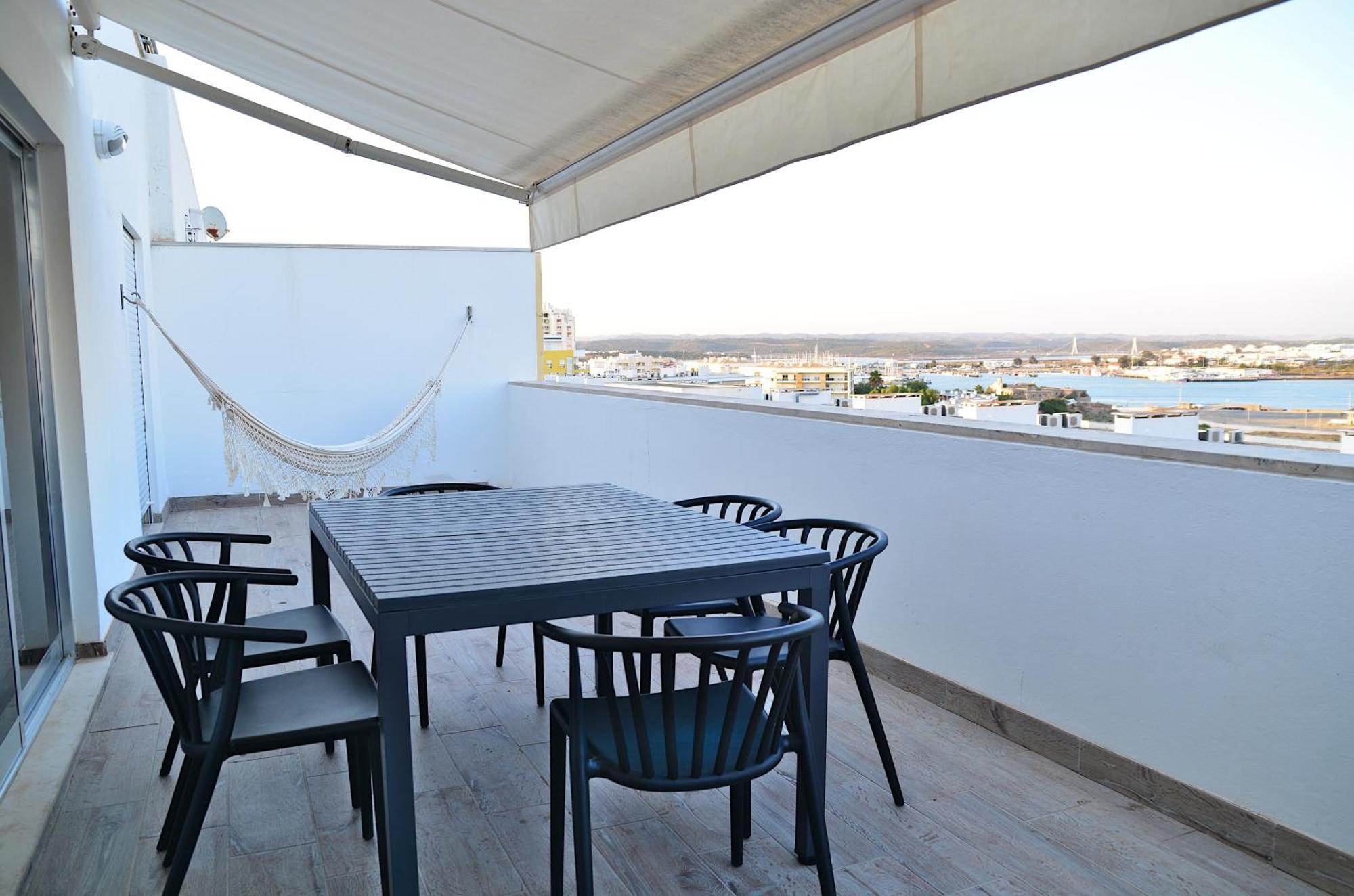 Apartamento T2 Vista Rio Arade - Portimão Kültér fotó